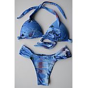 Biquini Bojo Lenço e Calça Lateral Franzida - 21