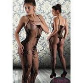 Body Arrastão Trabalhado Floral - 16